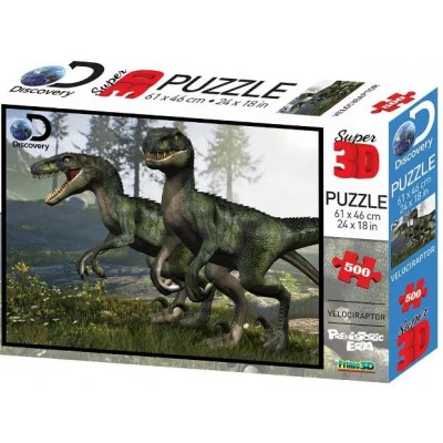 Пазл 3D "Велоцирапторы" 500 элементов