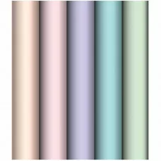 Упаковочная бумага глянц.цена за 1 рулон, 70*100см, MESHU "Пастельные тона", 80г/м2, ассорти 5 дизайнов, без выбора 358122