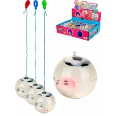 Мяч световой с  верёвкой "ФУТБОЛ" 6,5 см 1 шт.арт. ИК-3332