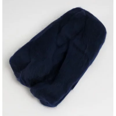 Шерсть для валяния 100% полутонкая шерсть 50 гр (173, синий) 1432270