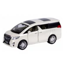Коллекционная модель Тойота (Toyota) Alphard 1:24 металл (свет,звук) M9230 ассорти белый либо черный по наличию