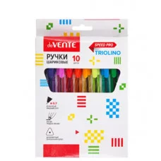 Набор ручек 10цв "Triolino Translucent" 0.7/135мм корпус трехгранный тониров е/ DEVENTE 5073110 084550