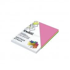 Бумага цветная, Index Color, 80гр, А4, 5х50 55,85,93,59,45 250л 00-00024532159258