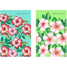 БЛОКНОТ А7 48л. ЦВЕТОЧНАЯ ТЕМА Б48-0557 КБС