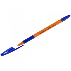 Ручка ERICH KRAUSE "R-301 Grip Orange" синяя 0.7мм корпус оранж рез 39531 087507