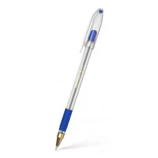 Ручка шариковая ErichKrause L-30 Gold Stick&Grip Classic 0.7, Super Glide Technology, цвет чернил синий 1шт 61041