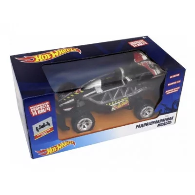 Hot Wheels машинка багги на р/у на бат,черная Т10974