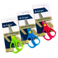 Ножницы детские, Alingar, 13 см, эргономичная ручка, закругленные концы,"Day-2" AL182