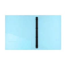 Папка на 4 кольцах Berlingo "Haze" А4, 24мм, 600мкм, D-кольца, с внутр. карманом, сиреневая, софт-тач 352625