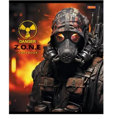 Тетрадь КЛЕТКА 48л. АТМОСФЕРА ПОСТАПОКАЛИПСИСА (48-3912) (обл. - цвет. мелов. второй блок) 48-3912