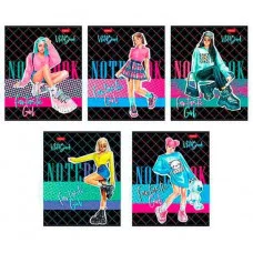 Тетрадь 60л А5ф клетка 65г/кв.м на скобе серия -Zoomer-girl- ТК6311