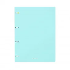 Тетрадь общая с пластиковой обложкой на кольцах ErichKrause® Pastel Mint, А4, 80 листов, клетка 53703