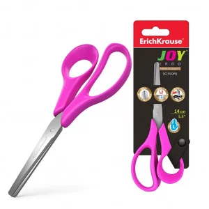 Ножницы для левшей ErichKrause JOY ® Ergo, 14см, ассорти  35146