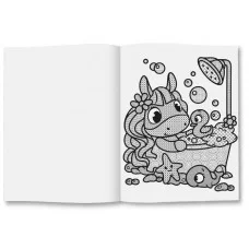 Раскраска водная для малышей. Веселые пони. 20х25 см. 6 листов. ГЕОДОМ