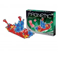 Конструктор магнитный "Корабль", 84 детали 2425331