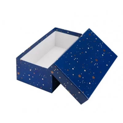 Коробка прямоугольная подарочная Звездная ночь 15 х 9,5 х 6 см РазборПП-4535