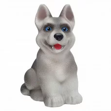 Резиновая игрушка Щенок Хаски С-1557  Огонек /30/ С-1557