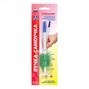 Тренажер для обучения правильной технике письма "Ручка-Самоучка" для правшей от 6 лет блистер 229411