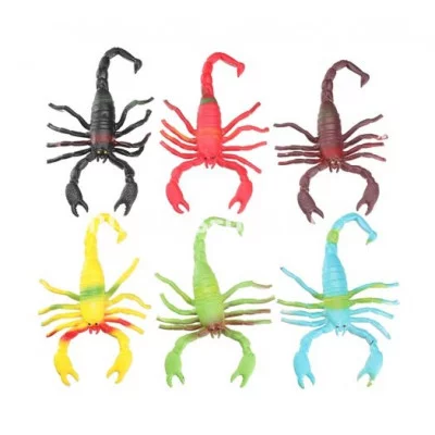 Резиновый скорпион 20 см, 1шт 199-1.k