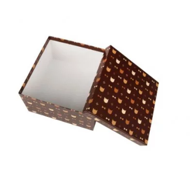 Коробка квадратная подарочная 1 шт Джентлкот 16 х 16 х 8 см РазборПП-3361