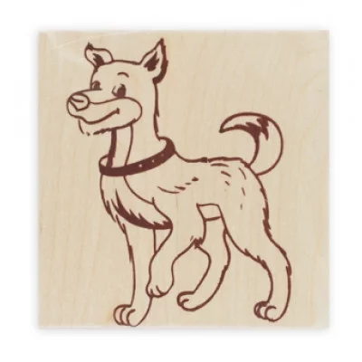 Заготовка деревянная для выжигания. 15х15 см. СОБАКА (Арт. НР-8349)