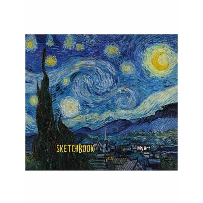 MyArt. КВАДРАТНЫЙ СКЕТЧБУК. Винсент Ван Гог. Звёздная ночь 468-0-088-48541-6