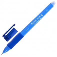 Ручка стираемая гелевая с эргономичным грипом BRAUBERG "RESTART", СИНЯЯ, игольчатый пишущий узел 0,7 мм, линия письма 0,35 мм, 144102