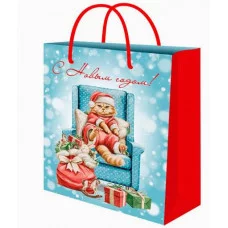 Dream cards Пакет подарочный с мат.лам. 26 4х32 7х13 6 см (L) Домашний кот 190г ППК-2345