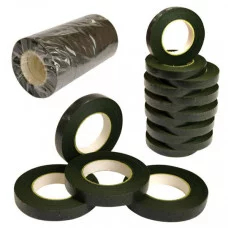 Флористическая лента , 1,2см*30м, в рулоне, цвет ТЕМНО-ЗЕЛЁНЫЙ 306 291464