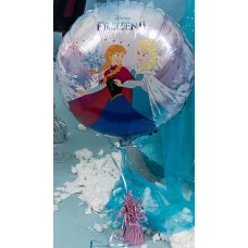 Шар (18\'\'/46 см) Круг, Холодное сердце, Эльза и Анна, 1 шт. 555096