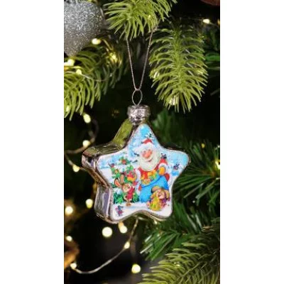 Новогоднее подвесное украшение Звездочка - Все за подарками! НУ-3309