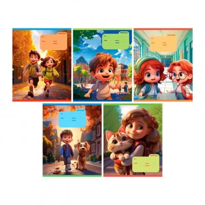 Тетрадь 12л., крупная клетка BG "Друзья" 364549