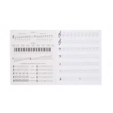 Тетрадь для нот А5 вертикальная 16л ламин "Ква-квааа" LISTOFF ТН16254 229504