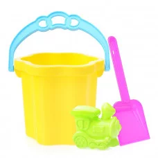 Песочный набор № 107 (ведро 0.7 л, формочка, совок 21 см) 1807