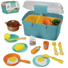 Набор продуктов в синей корзине 2в1 (20 предметов), 21*14*14 см JB0211716