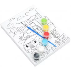 Холст по контуру 15*20 см грузовичок МУЛЬТИ АРТ 392577