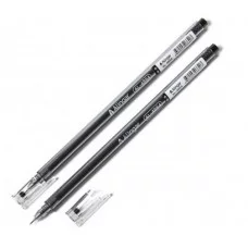 Ручка гелевая Alingar, "Neo", 0,5 мм, черная, игольчатый наконечник, круглый, тонированный, пластиковый корпус. AL4864