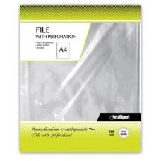 Папка файл А4 INTELLIGENT с перфорацией 30 мкм DC-291 329329