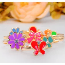 Кольцо детское "Ассорти" эмаль, форма МИКС, цвет безразмерное 603470