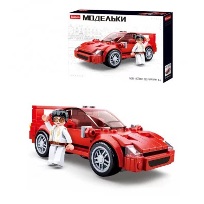 Конструктор пластиковый. SLUBAN Автомобиль (163 деталей). Арт. M38-B0706D