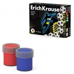 Гуашь ErichKrause Sport DNA 12 цветов по 20 мл 61773
