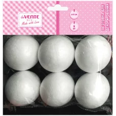 Набор заготовок из пенопласта Шары 6 см 6шт 8003902 deVente /1 /0 /0 /10 309462