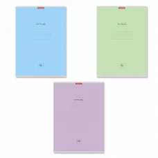 Тетрадь 1шт общая ученическая ErichKrause Классика, А4, 96 листов, клетка цвет ассорти 56326