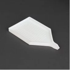 Органайзер-ванночка для бисера и страз 1шт 60*105мм пластик белый АУ 9250746