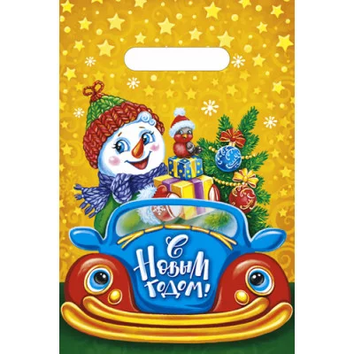 Пакет полиэтиленовый вырубной За рулём 20*30/30 мкм ПП-7300