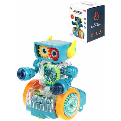 Музыкальная игрушка "Робот", свет, звук, 3*AA не в к-те, 15х12,5х11,5см, цвет микс (Арт. 2371724)