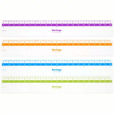 Линейка 20см Berlingo "Color", прозрачная BERLINGO_ 271112