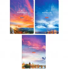 Тетрадь 48л., А4, клетка ArtSpace "Путешествия. Sky landscape", глянцевый уф-лак Спейс 263564