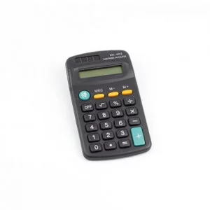 Калькулятор KK-402, 8 разрядов, 115*66*5, черный AL6329
