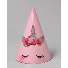 Бумажный колпак Единорог Мордочка16см 2844412